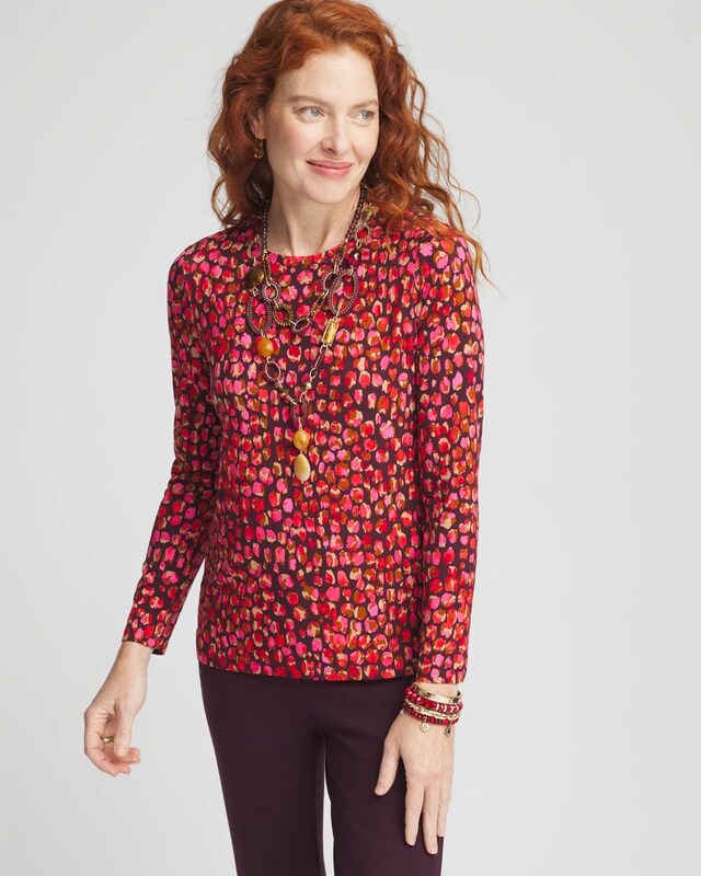 Touch of Cool Spots Layering Tee